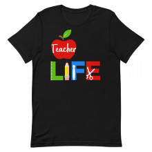 Teacher Life School Supplies Unisex T-shirt
