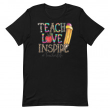 Teacher Love Inspire Unisex T-shirt